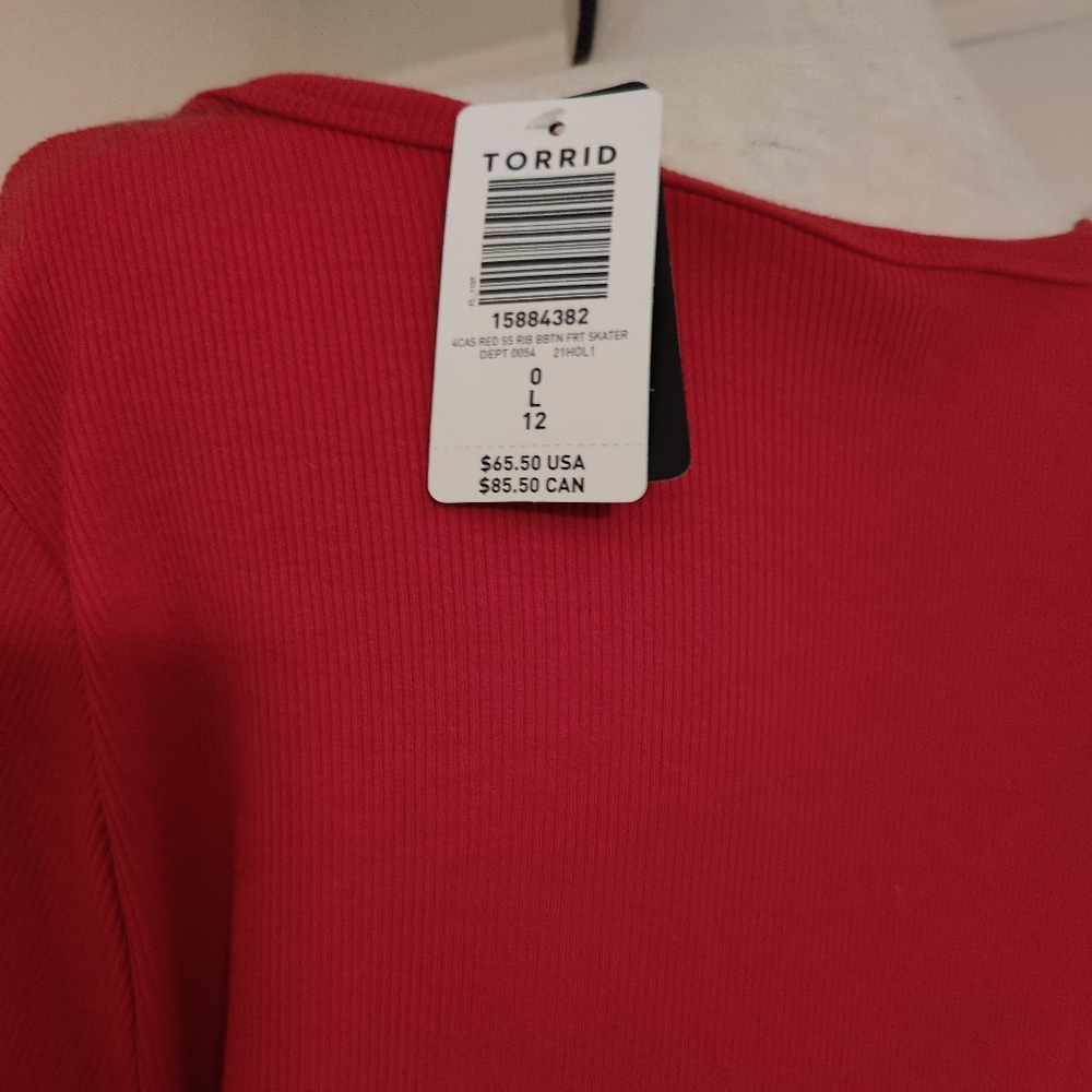 Torrid Red Henley Dress - Picture 5 of 5